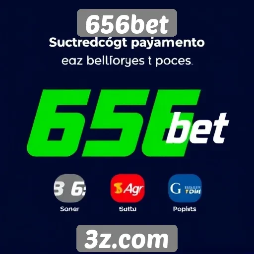 Opções de pagamento no site 656bet