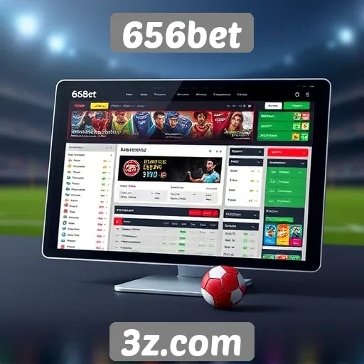 Análise da interface do usuário do site 656bet